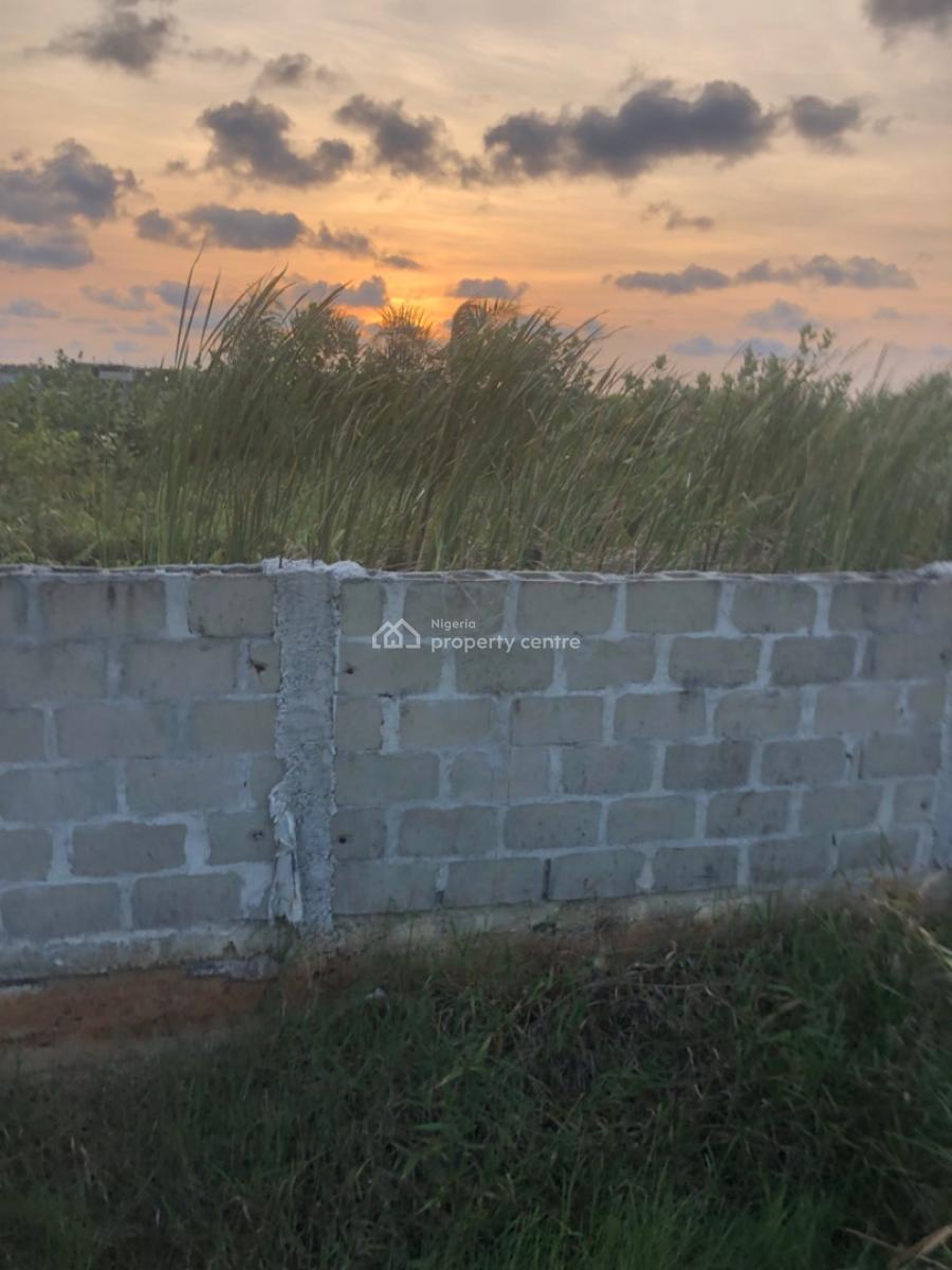 Fenced 7 Plot of Land, Monastery Road, Sangotedo, Ajah, Lagos, Land for Sale