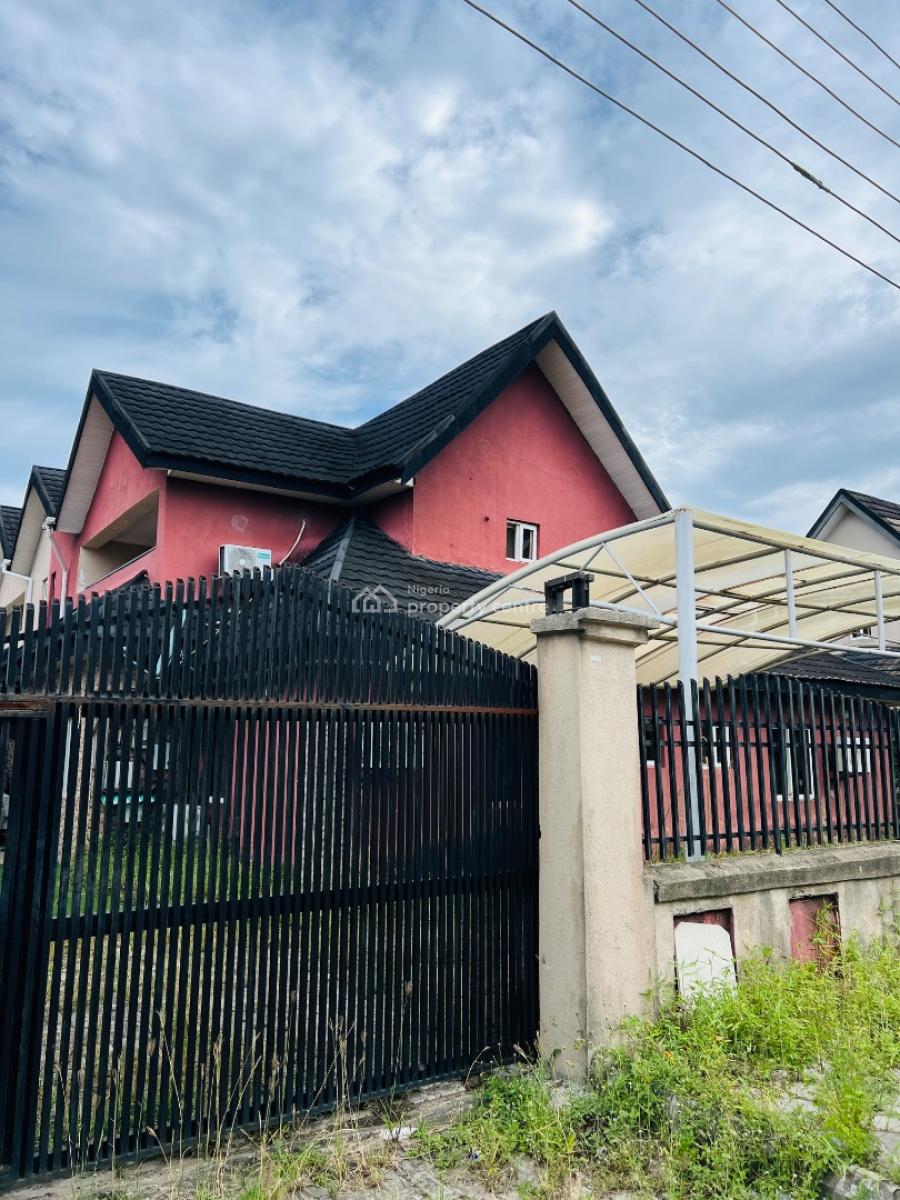 4 Bedroom Semi Detached Bungalow with a Bq, Diamond Estate, Behind Shoperight, Sangotedo, Ajah, Lagos, Semi-detached Bungalow for Sale