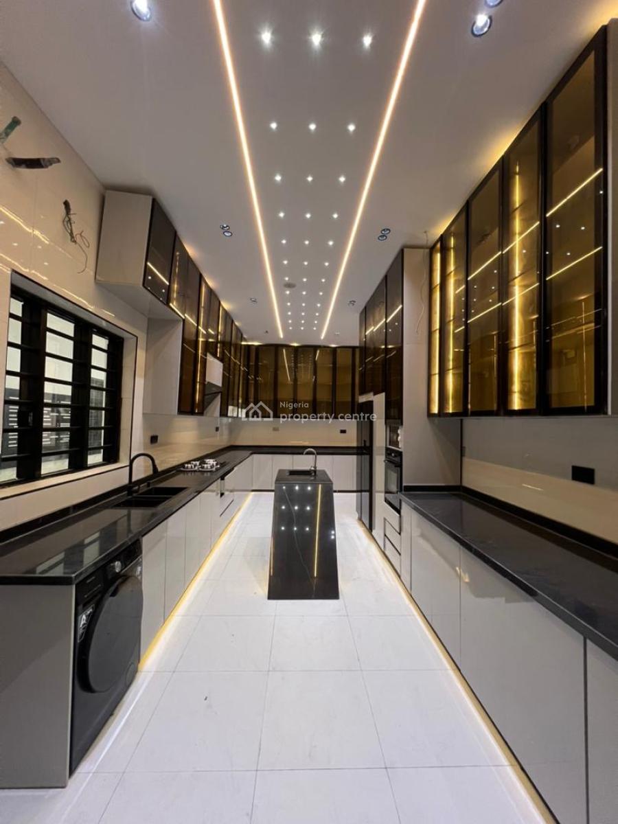Luxury 5 Bedroom Fully Detached Duplex with a Bq, Chevron, Lekki, Lagos, House for Sale