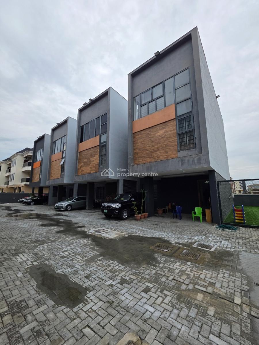 Luxury 4 Bedroom Terrace Duplex with Bq with Excellent Finishing, Off Kunsela Road, Ikate, Lekki, Lagos, Terraced Duplex for Sale