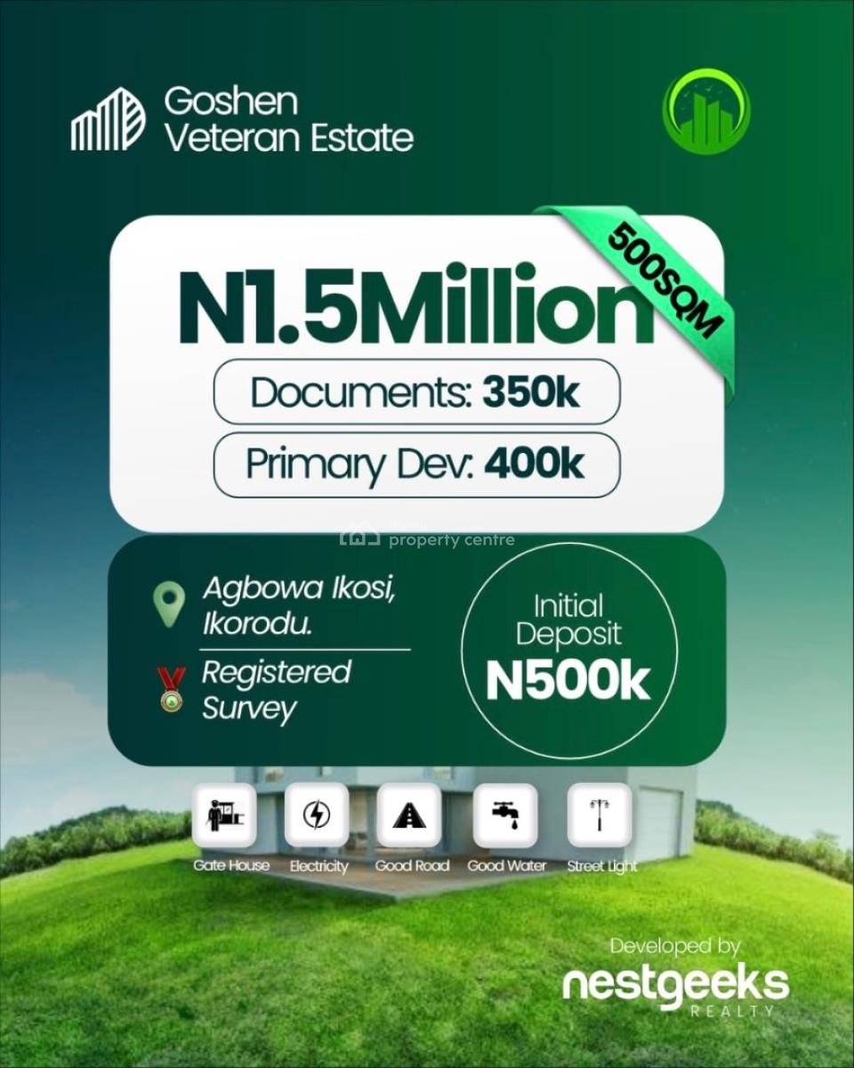 Goshen Veteran Estate_adloyalty, Agbowa, Ikosi, Ikorodu, Lagos, Land for Sale