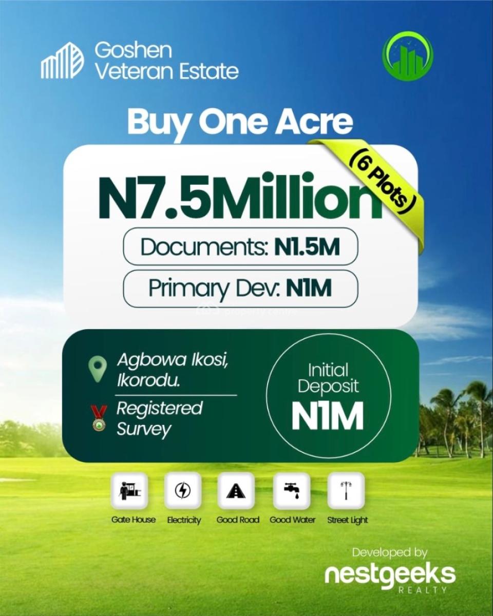 Goshen Veteran Estate_adloyalty, Agbowa, Ikosi, Ikorodu, Lagos, Land for Sale