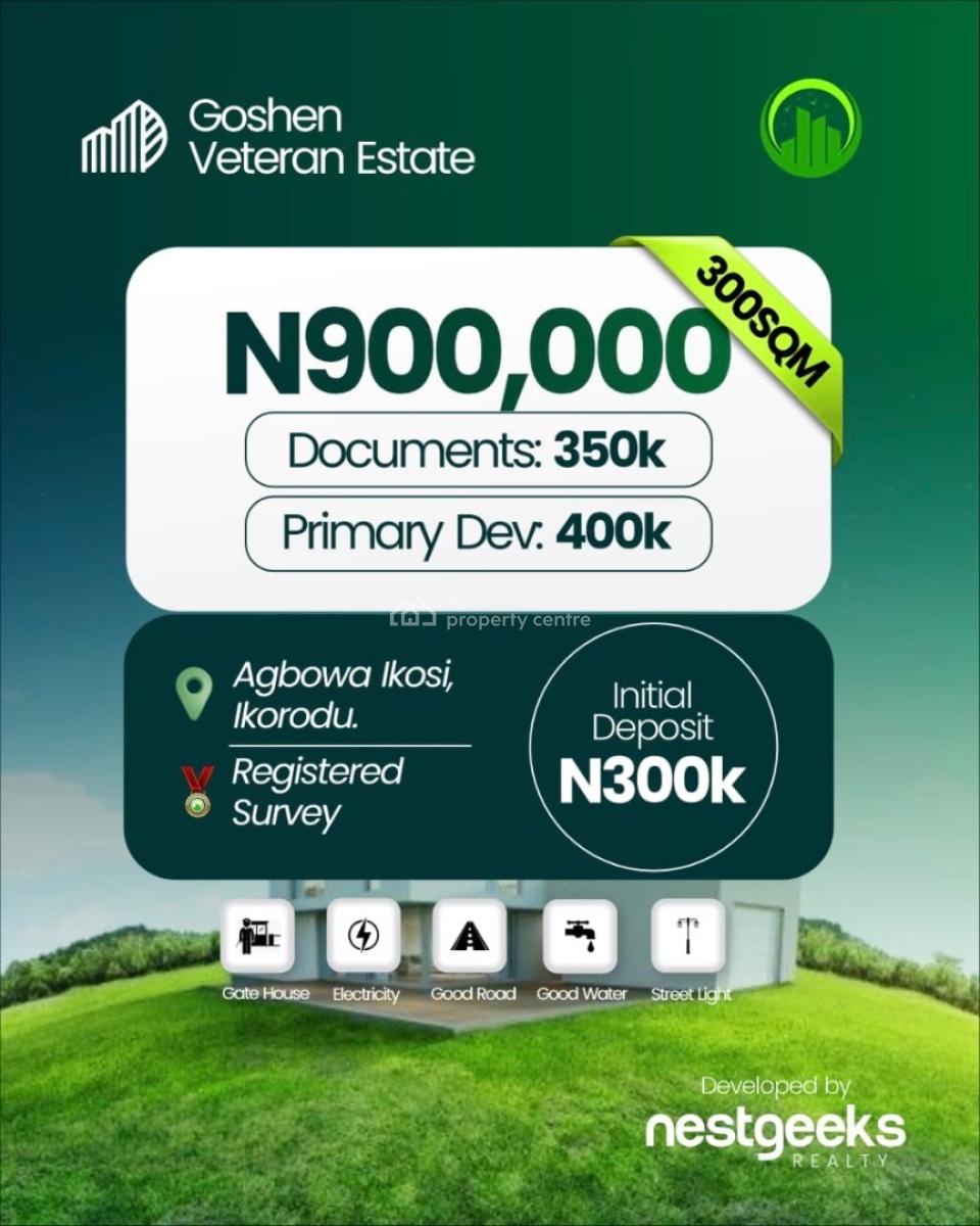 Goshen Veteran Estate_adloyalty, Agbowa, Ikosi, Ikorodu, Lagos, Land for Sale