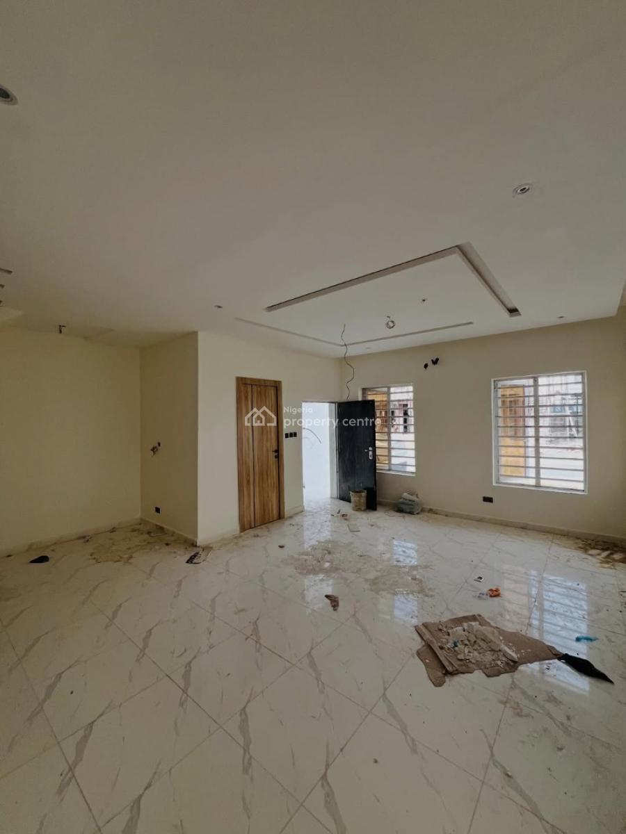 Four Bedrooms Semi Detached Duplex with Solar, Bq, Opposite Charter House School, Ogombo, Ajah, Lagos, Semi-detached Duplex for Sale
