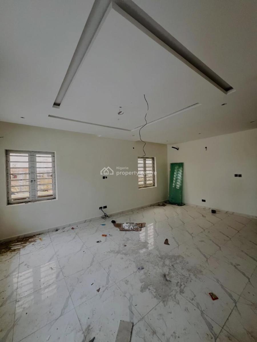 Four Bedrooms Semi Detached Duplex with Solar, Bq, Opposite Charter House School, Ogombo, Ajah, Lagos, Semi-detached Duplex for Sale