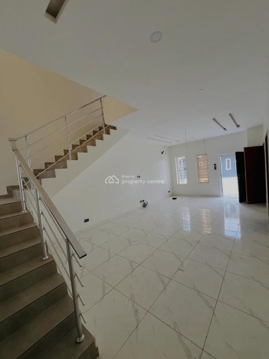 Three Bedroom Terrace Duplex with Solar, Opposite Charter House School, Ogombo, Ajah, Lagos, Terraced Duplex for Sale
