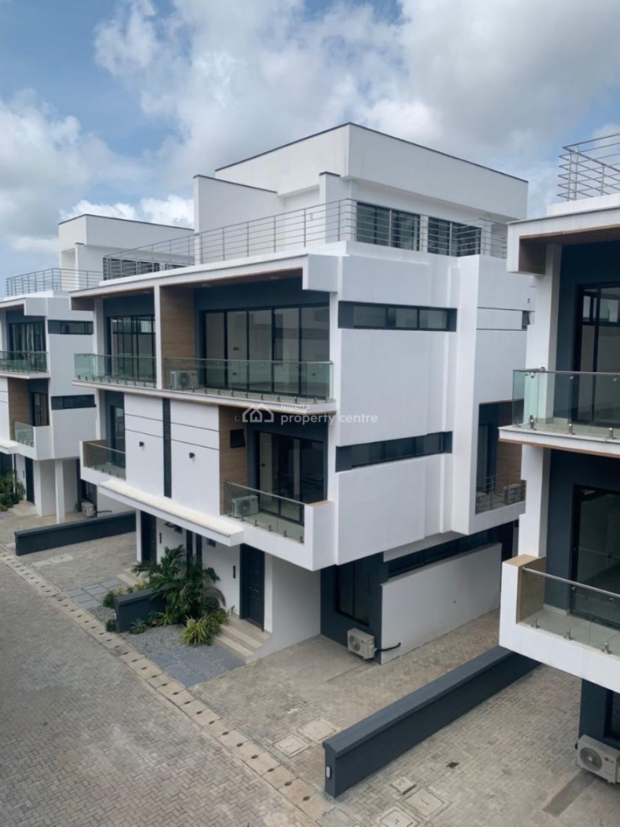 Fully Serviced 4 Bedroom Terrace Duplex + Bq, Swimming Pool, Gym, Ikoyi, Lagos, Terraced Duplex for Rent