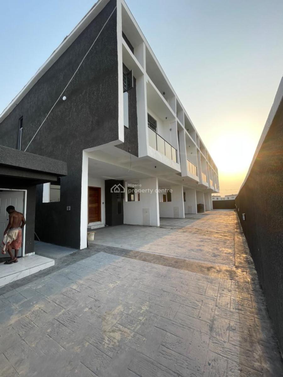 Massively Built Spacious Luxurious 3bedroom Terrace Duplex with a Bq, Ajah, Lagos, Terraced Duplex for Sale