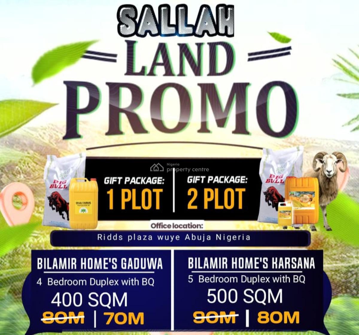 Estate Plot Located in Gaduwa Abuja, Gaduwa, Abuja, Residential Land for Sale