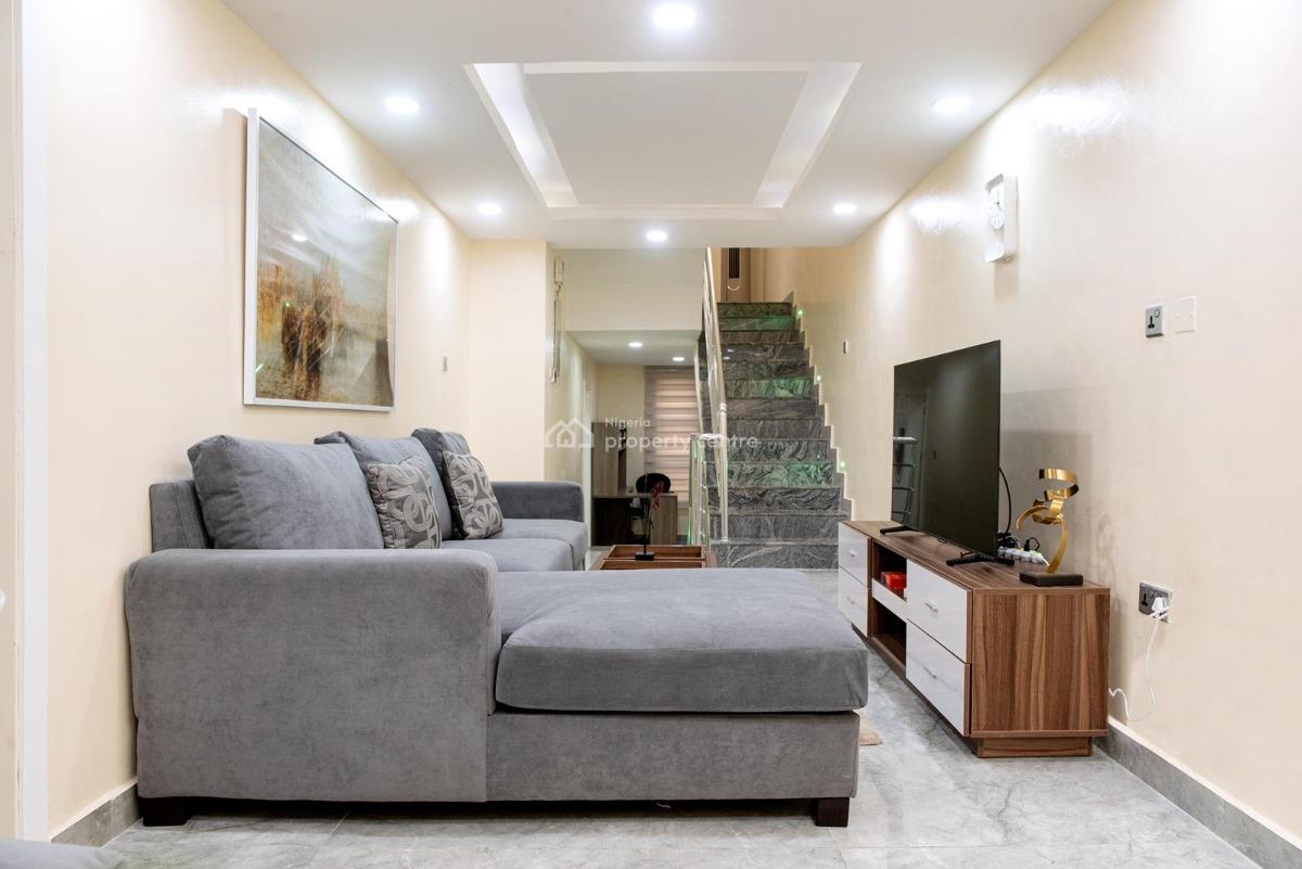 Fully Furnished 4 Bedroom Terrace Duplex with Fitted Kitchen, Ensuite, Ikoyi, Lagos, Terraced Duplex for Rent