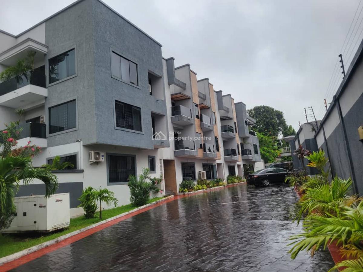 Fully Furnished 4 Bedroom Terrace Duplex with Fitted Kitchen, Ensuite, Ikoyi, Lagos, Terraced Duplex for Rent