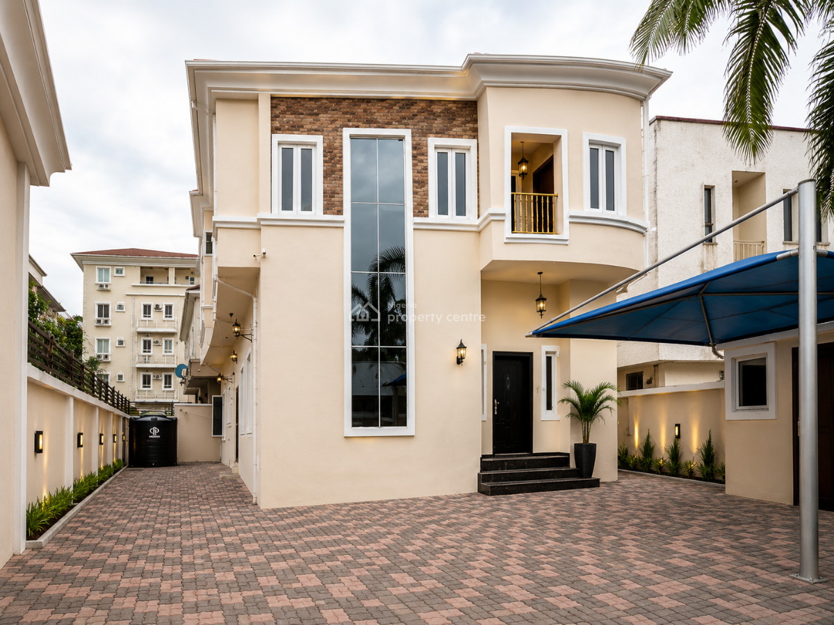 a Spacious 5 Bedroom Detached House with Inbuilt Service Quarters, Str, Michelle Okocha Crescent, Parkview, Ikoyi, Lagos, Detached Duplex for Rent