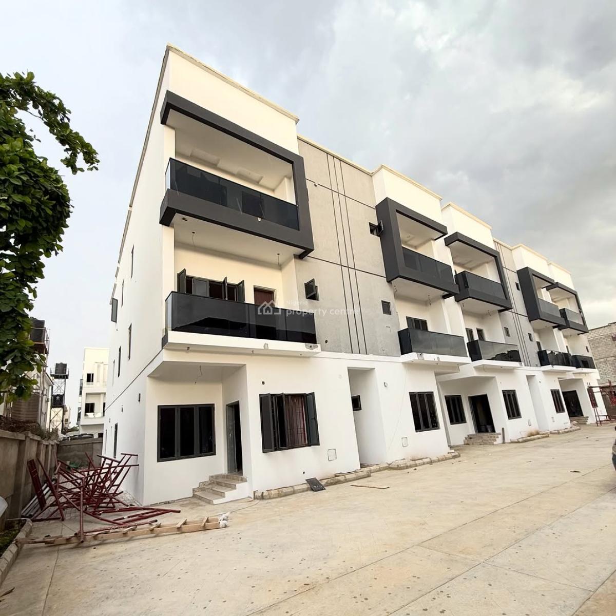 New 4 Bedroom Terrace Duplex+ Bq, Kado, Abuja, Terraced Duplex for Sale