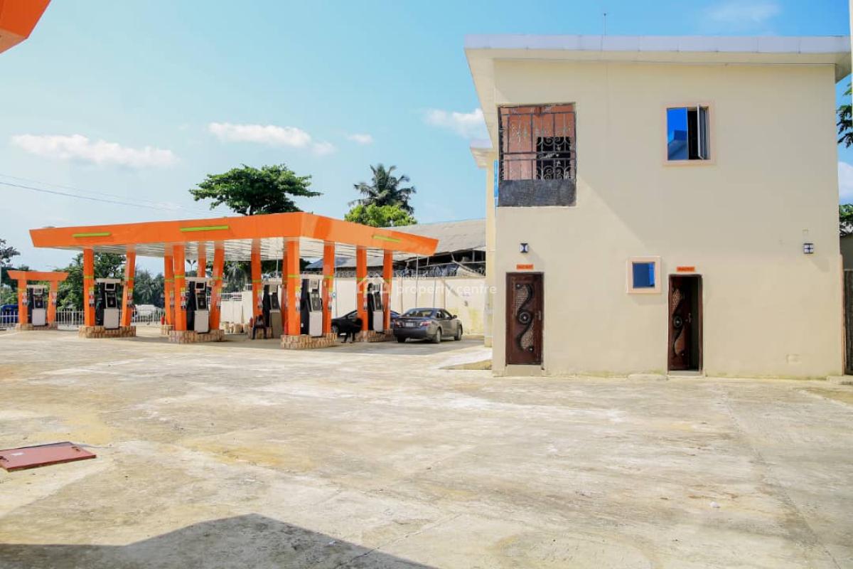 Mega Strategic Filling Station with a Gas Plant for Lease, Igwuruta Airport Road, Port Harcourt, Rivers, Filling Station for Rent