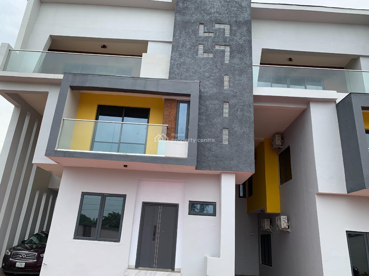 Newly Built 5 Bedrooms Terrace House with Bq, Alalubosa, Ibadan, Oyo, Terraced Duplex for Sale