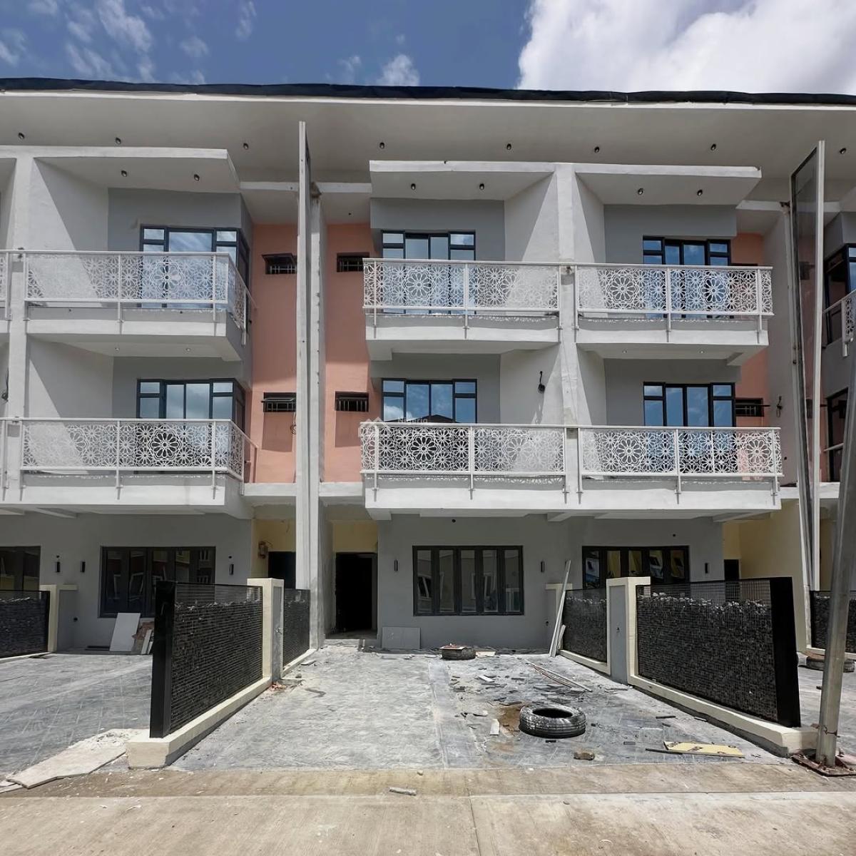 New 4 Bedroom Terrace Duplex+ Bq, Guzape Abuja, Guzape District, Abuja, Terraced Duplex for Sale