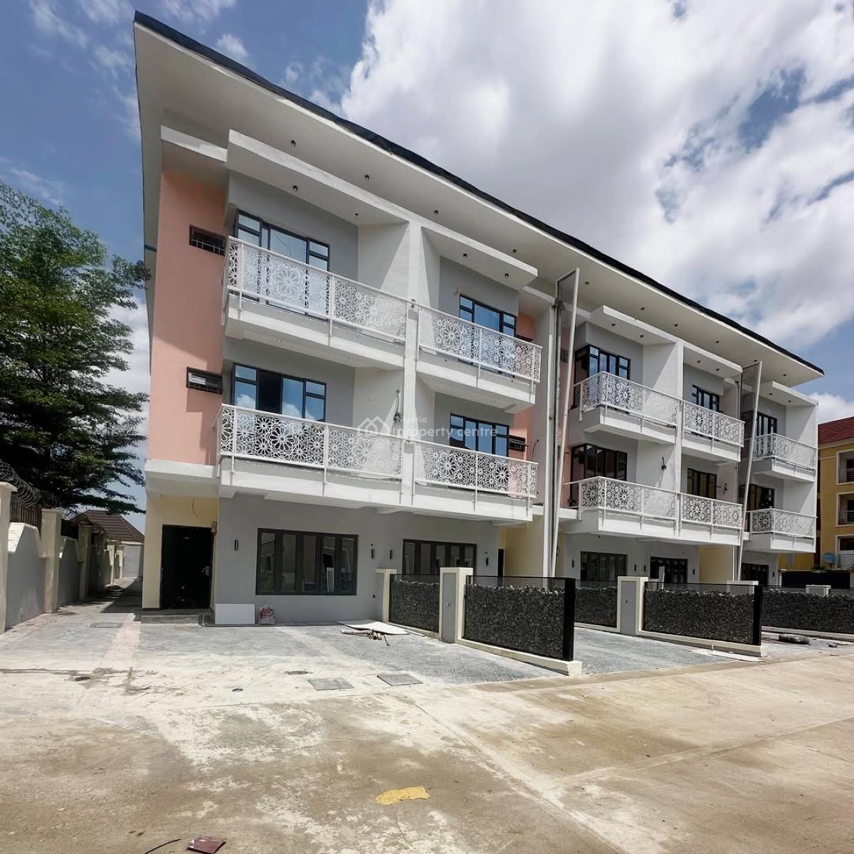 New 4 Bedroom Terrace Duplex+ Bq, Guzape Abuja, Guzape District, Abuja, Terraced Duplex for Sale