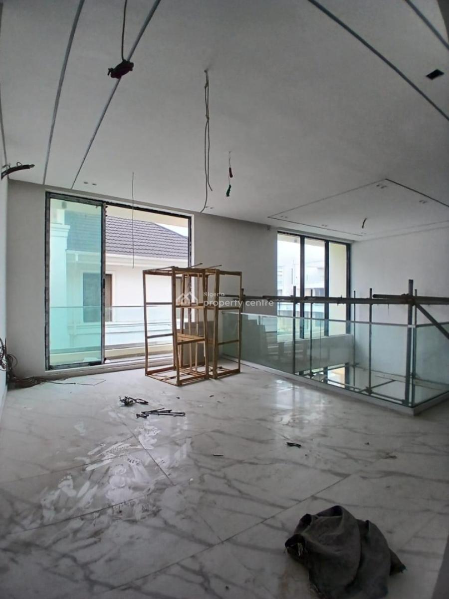 5 Bedrooms Townhouse with Elevator, Ac, Bq, Cowrie Creek Estate, Ikate, Lekki, Lagos, Semi-detached Duplex for Rent
