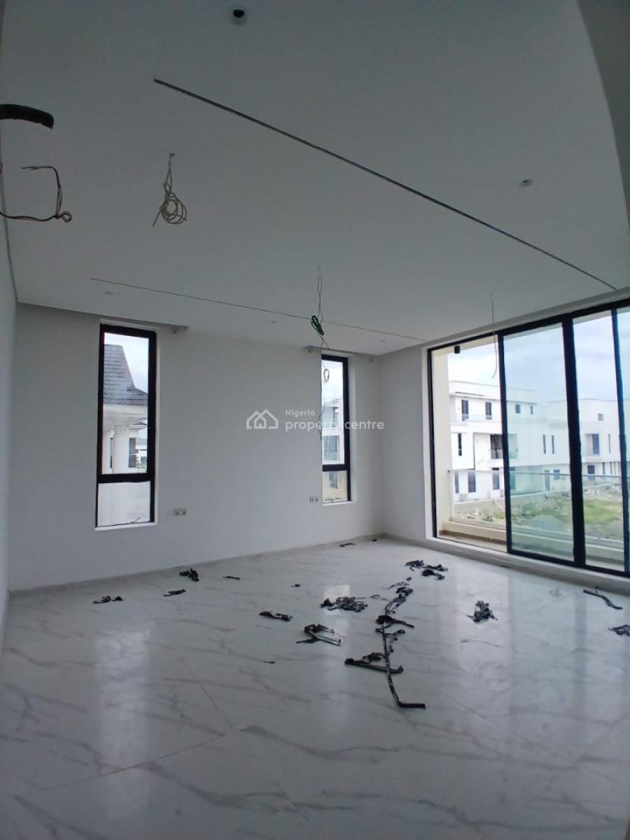 5 Bedrooms Townhouse with Elevator, Ac, Bq, Cowrie Creek Estate, Ikate, Lekki, Lagos, Semi-detached Duplex for Rent