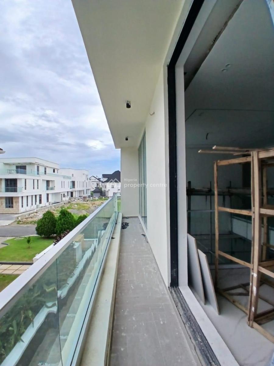 5 Bedrooms Townhouse with Elevator, Ac, Bq, Cowrie Creek Estate, Ikate, Lekki, Lagos, Semi-detached Duplex for Rent