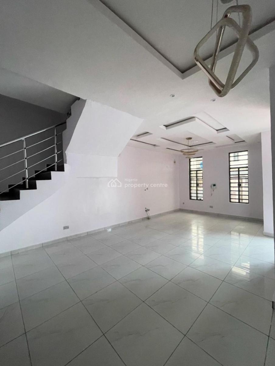Refurbished 4 Bedroom Semi Detached Duplex with a Room Bq, Chevron, Lekki, Lagos, Semi-detached Duplex for Rent