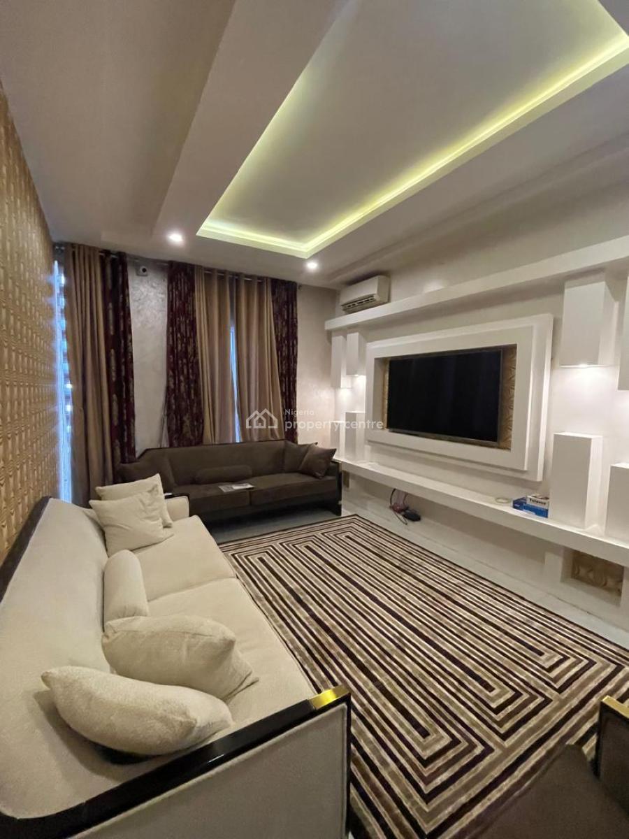 Furnished 4 Bedrooms Terraced Duplex with a Room Bq, Guzape District, Abuja, Terraced Duplex for Rent