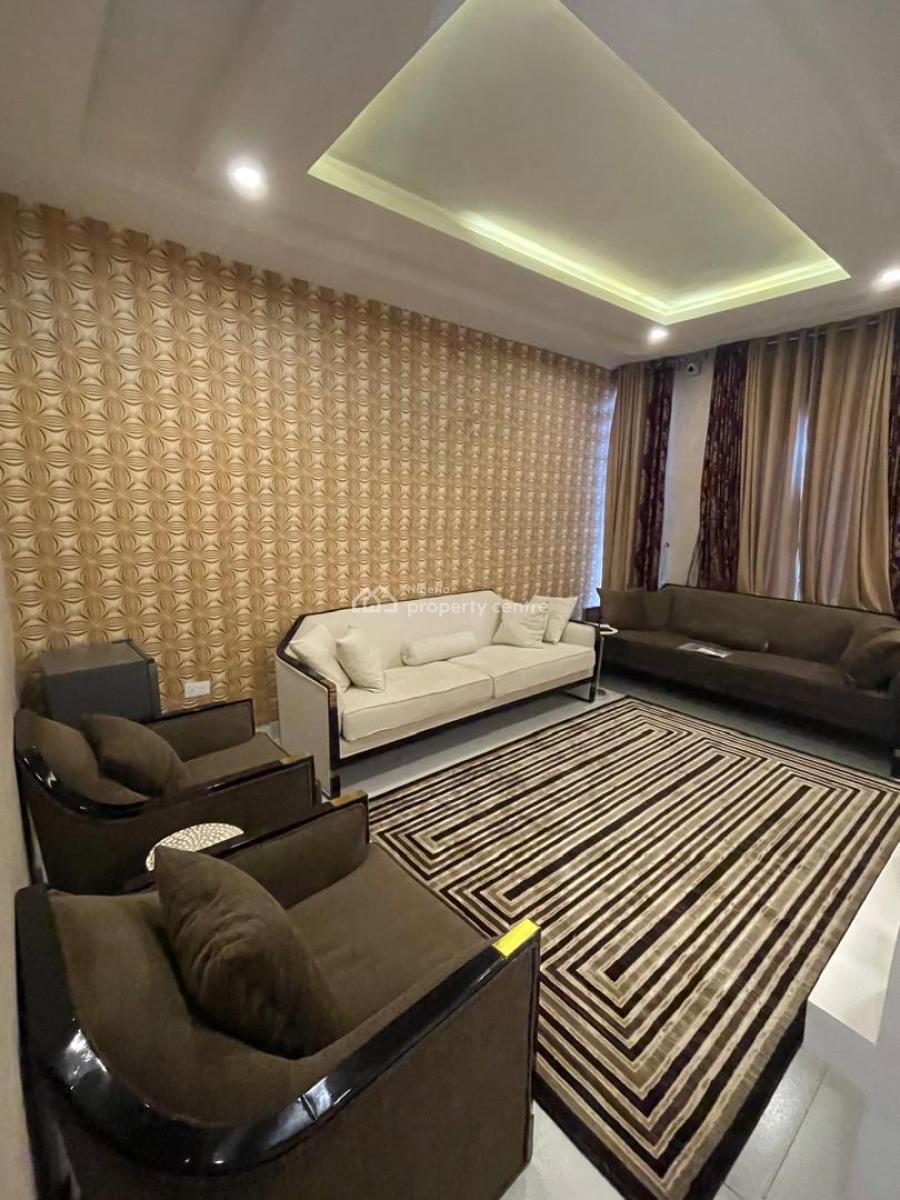 Furnished 4 Bedrooms Terraced Duplex with a Room Bq, Guzape District, Abuja, Terraced Duplex for Rent