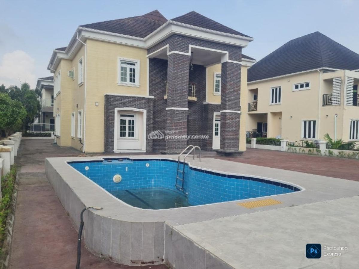 5-bed Luxury Mansion with Pool & Two Bq, Northern Foreshore Estate, Chevron, Lekki, Lagos, Detached Duplex for Sale