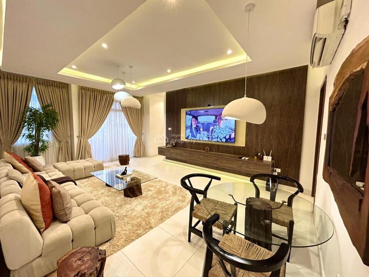 Elegant Fully Furniahed 3 Bedroom Apartment, Banana Island, Ikoyi, Lagos, Flat / Apartment for Rent