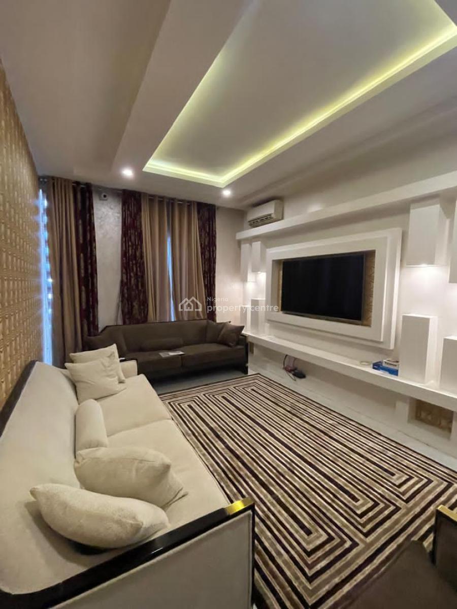 a Very Good Furnished & Serviced 4-bedroom Terrace Duplex + 1bq, Guzape District, Abuja, Terraced Duplex for Rent