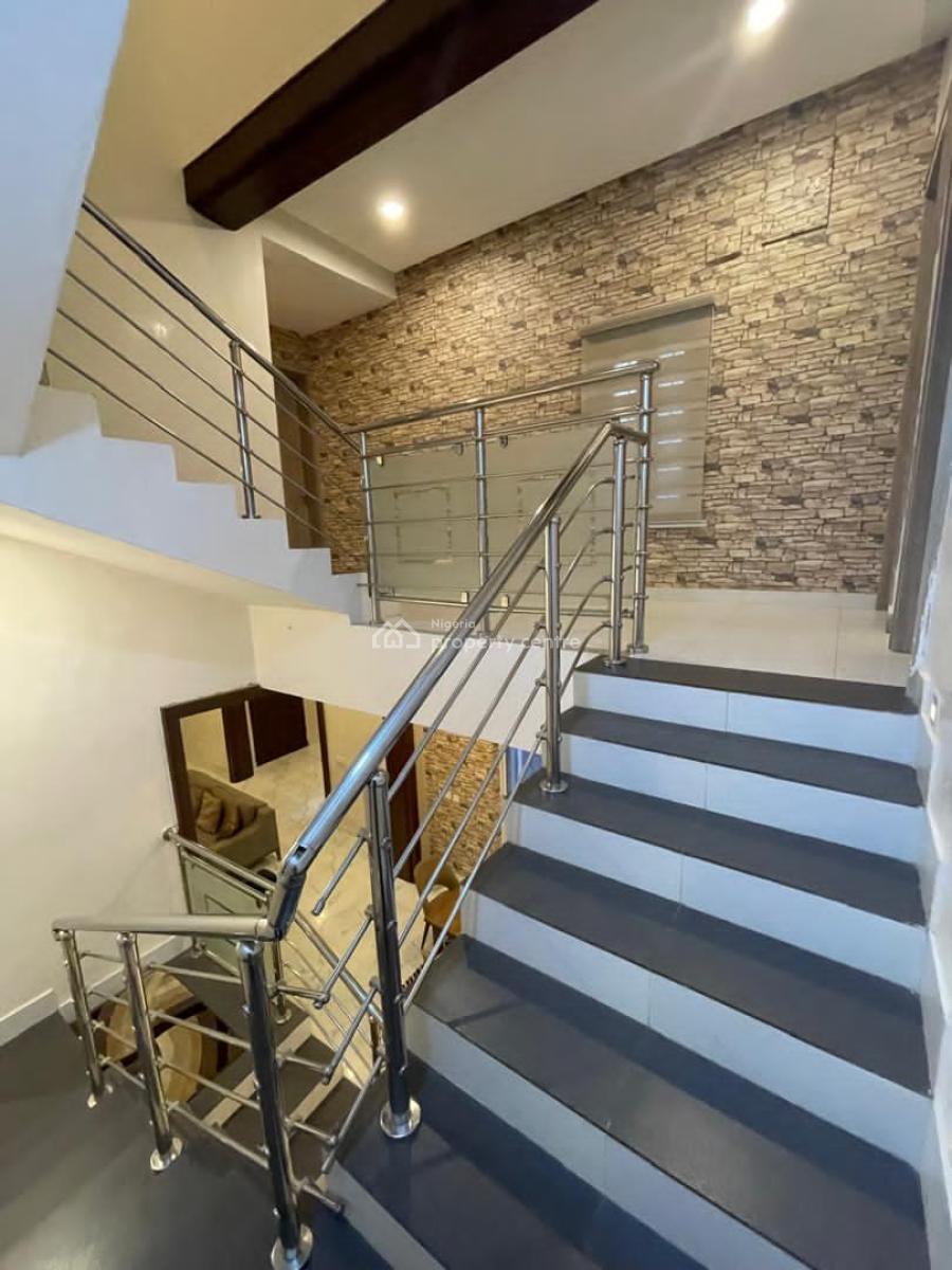 a Very Good Furnished & Serviced 4-bedroom Terrace Duplex + 1bq, Guzape District, Abuja, Terraced Duplex for Rent