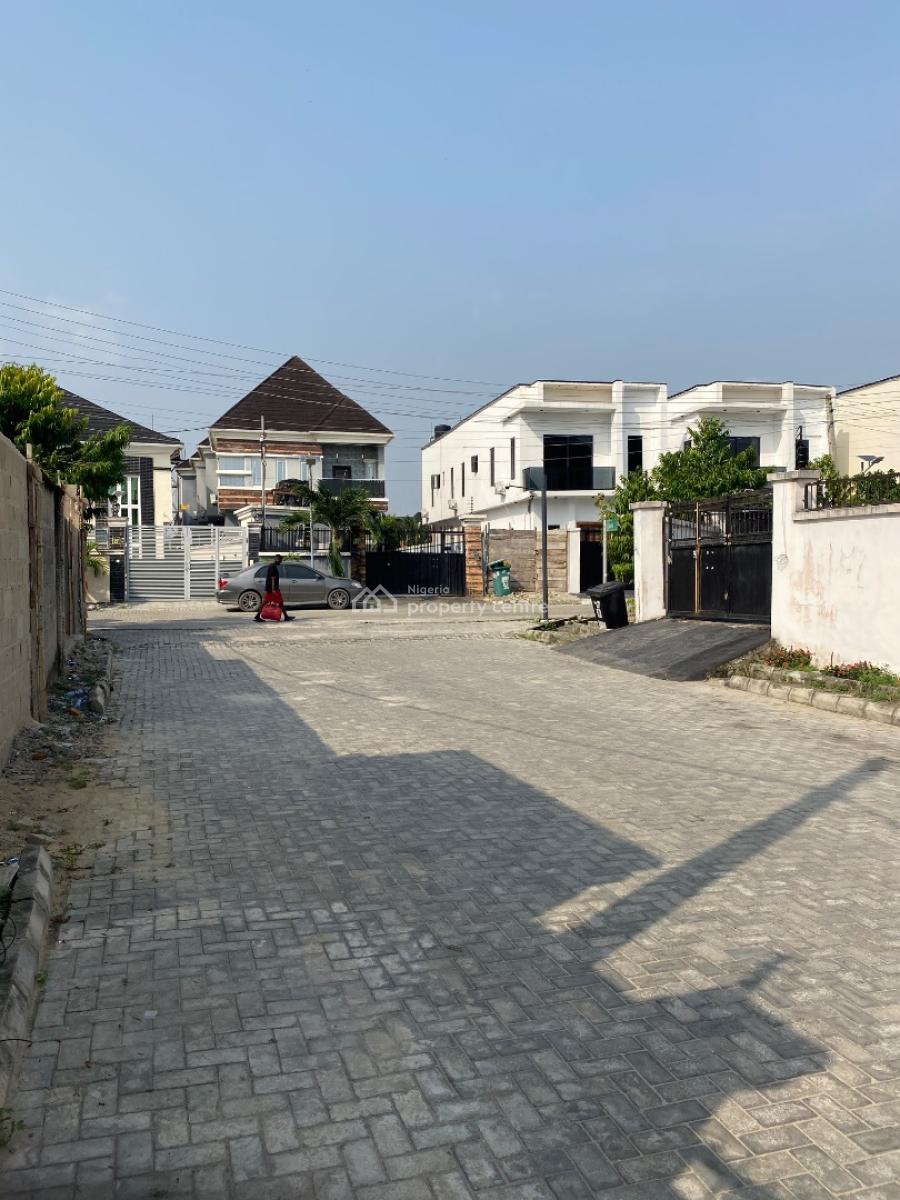 Spacious New 4 Bedroom Duplex with Bq, By Blenco Supermarket, Sangotedo, Ajah, Lagos, Semi-detached Duplex for Sale