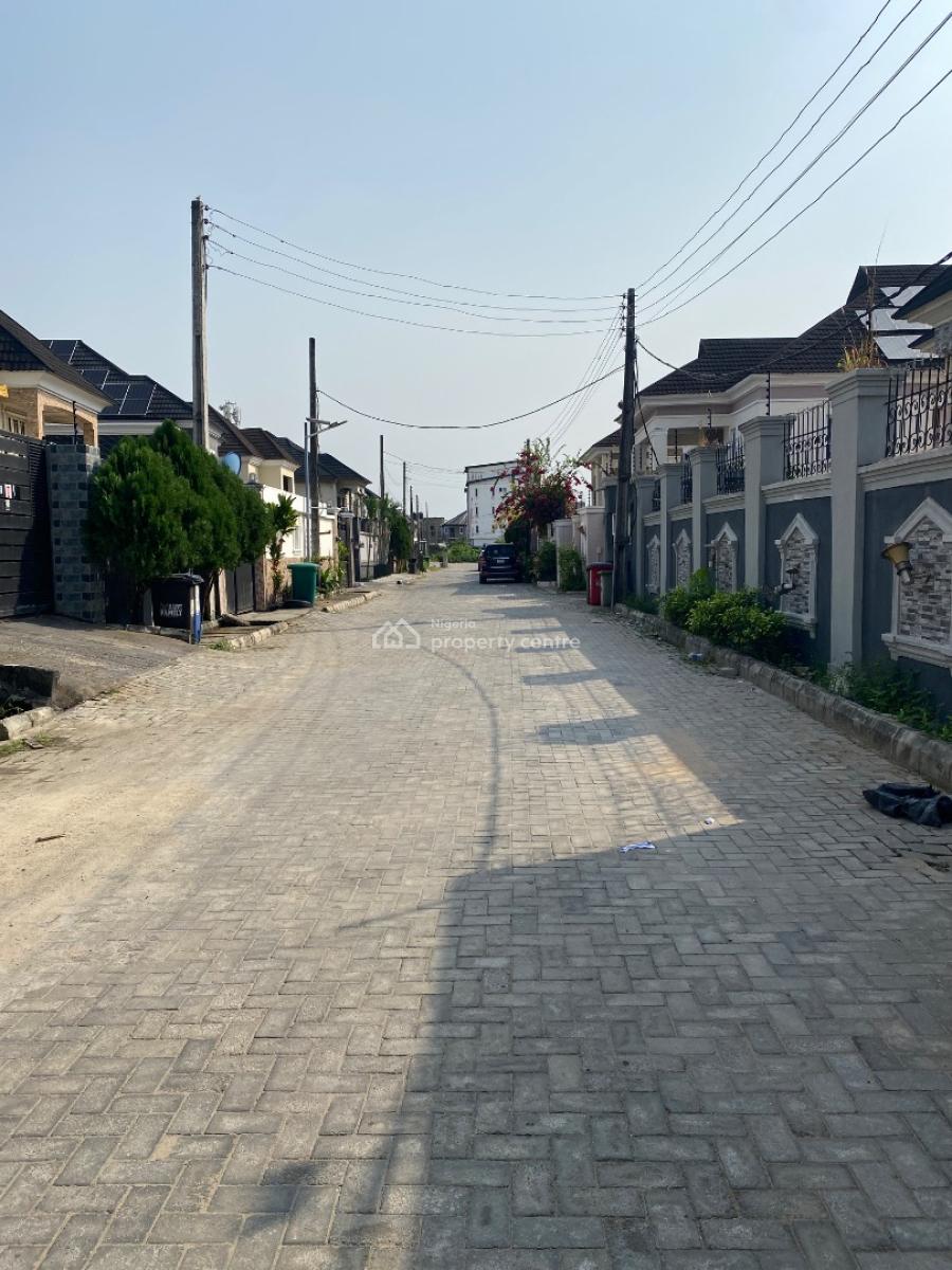Spacious New 4 Bedroom Duplex with Bq, By Blenco Supermarket, Sangotedo, Ajah, Lagos, Semi-detached Duplex for Sale