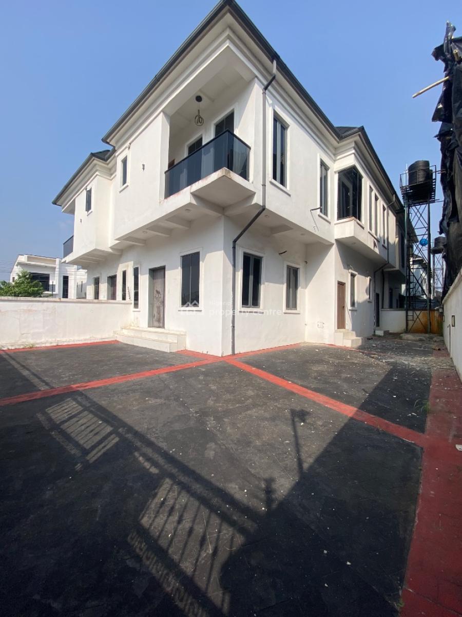 Spacious New 4 Bedroom Duplex with Bq, By Blenco Supermarket, Sangotedo, Ajah, Lagos, Semi-detached Duplex for Sale