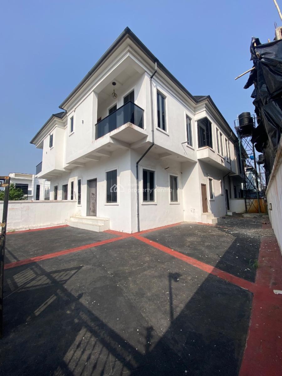 Spacious New 4 Bedroom Duplex with Bq, By Blenco Supermarket, Sangotedo, Ajah, Lagos, Semi-detached Duplex for Sale