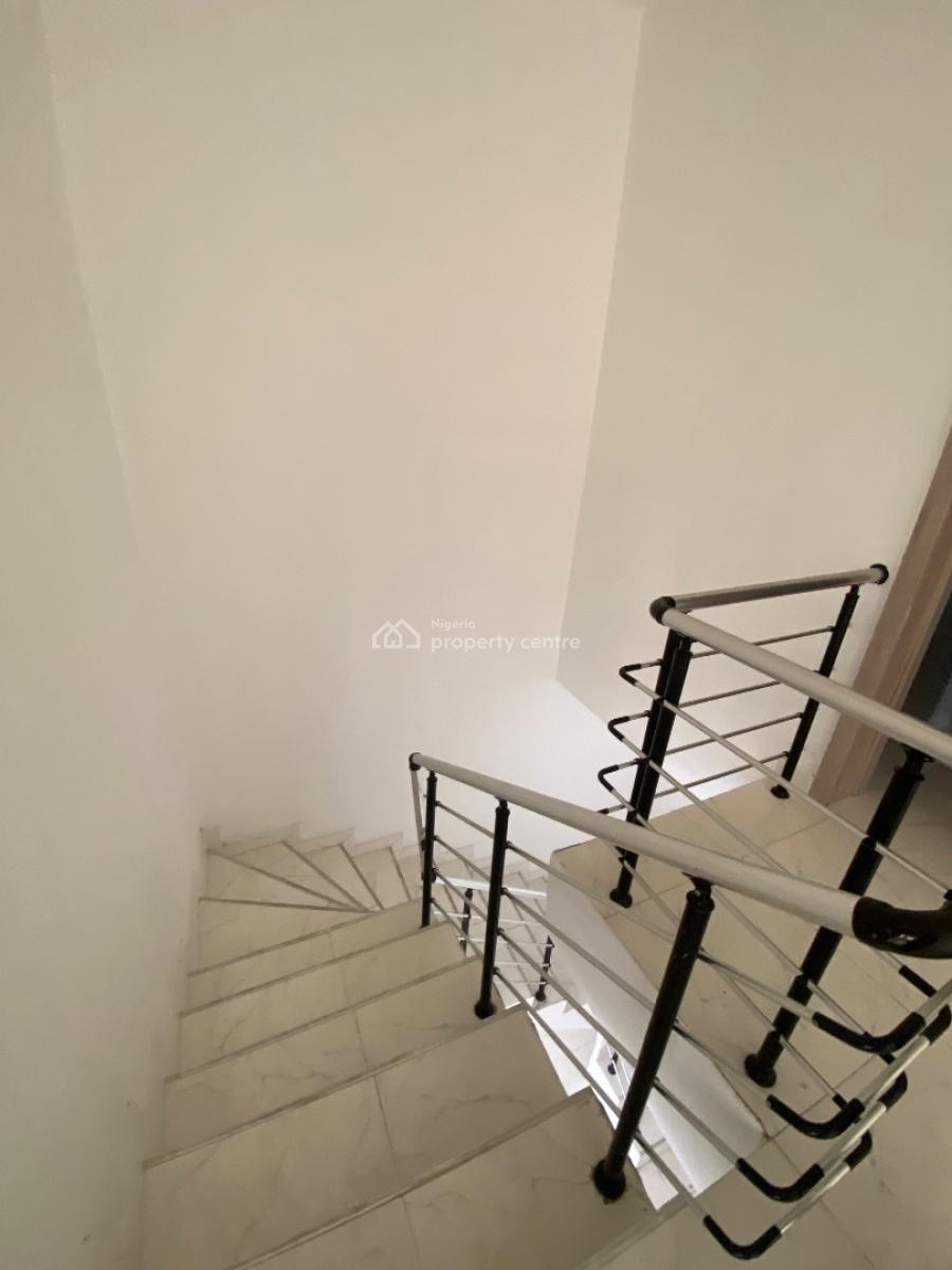 Spacious New 4 Bedroom Duplex with Bq, By Blenco Supermarket, Sangotedo, Ajah, Lagos, Semi-detached Duplex for Sale
