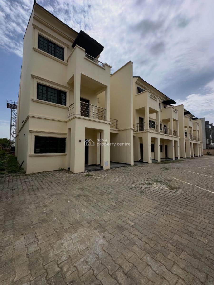 New 4 Bedroom Terrace Duplex with Boys Quarters, Jabi, Abuja, Terraced Duplex for Sale