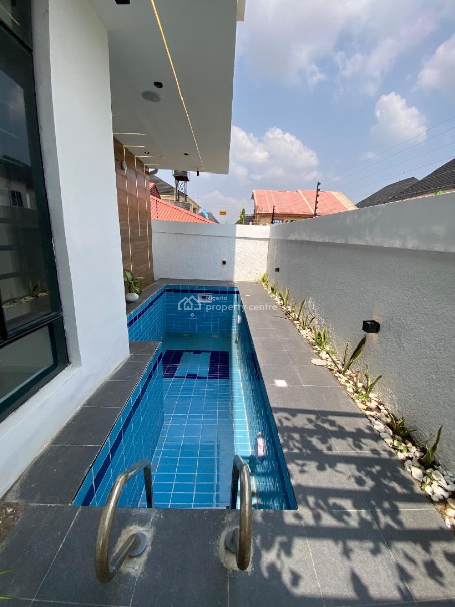 Newly Built 4bedroom Duplex Comes with Swimming Plus Bq, Gated Estate By Blenco Supermarket, Sangotedo, Ajah, Lagos, Detached Duplex for Sale