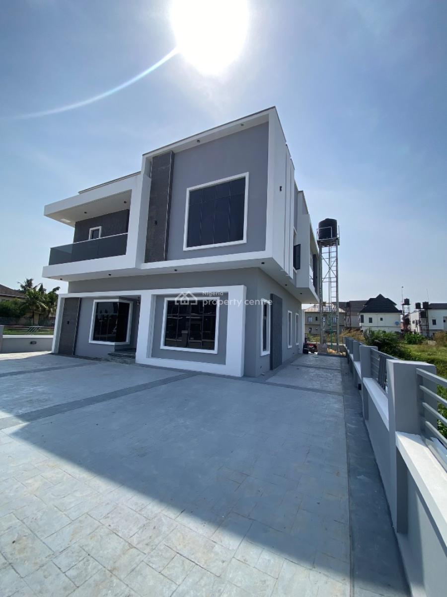 Newly Built 4 Bedroom Duplex Comes with Bq, Sangotedo, Ajah, Lagos, Detached Duplex for Sale