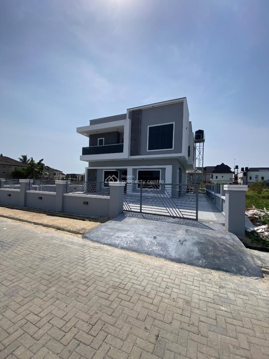 Newly Built 4 Bedroom Duplex Comes with Bq, Sangotedo, Ajah, Lagos, Detached Duplex for Sale