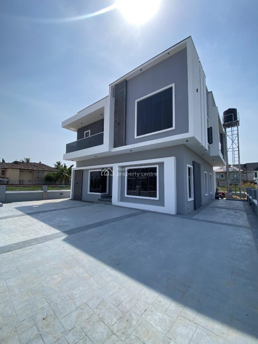 Newly Built 4 Bedroom Duplex Comes with Bq, Sangotedo, Ajah, Lagos, Detached Duplex for Sale