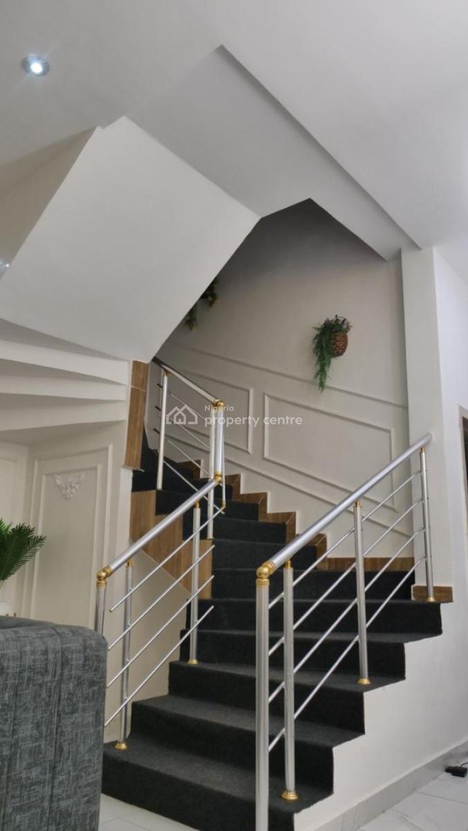 Furnished 4 Bedroom Terrace Duplex with Bq, Ikota Villa, Ikota, Lekki, Lagos, Terraced Duplex for Rent