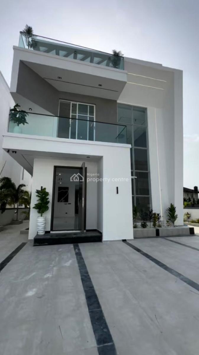 Luxurious 5 Bedroom Fully Detached House on 500sqm, Osapa, Lekki, Lagos, Detached Duplex for Sale