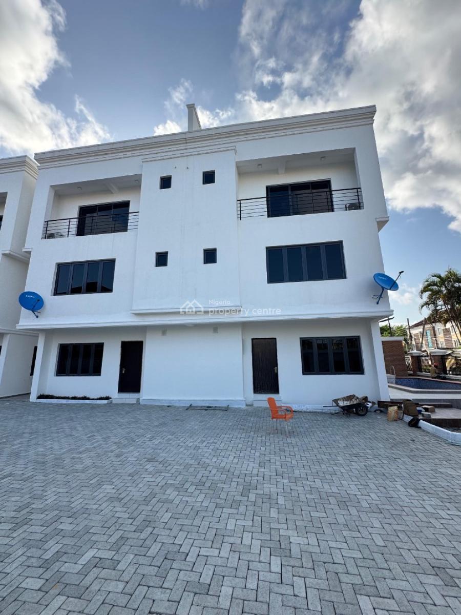 Luxurious 4 Bedroom Duplex with Pool and Private Rooftop, Parkview Estate, Ikoyi, Lagos, Semi-detached Duplex for Rent
