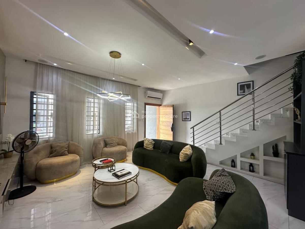 Furnished 4 Bedroom Terrace Duplex with Bq, Ikate, Lekki, Lagos, Terraced Duplex for Rent