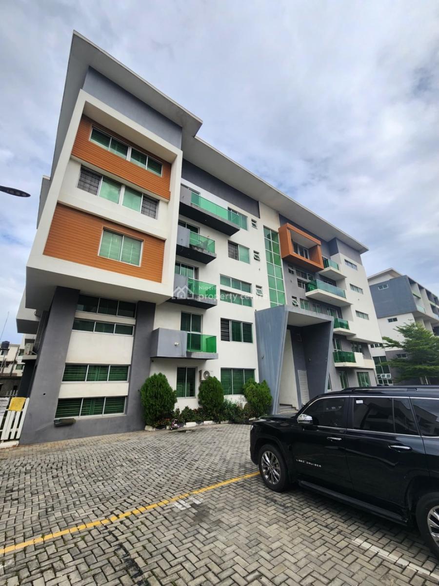 Lovely 3 Bedroom Ensuite Apartment with Bq, Nike Art Center, Lekki, Lagos, Flat / Apartment for Rent