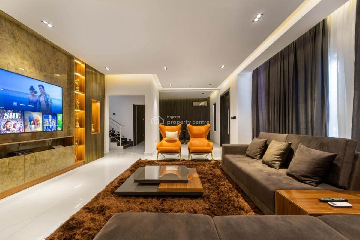 Luxury 4 Bedroom Self Compound House, Lekki Phase 1, Lekki, Lagos, House Short Let