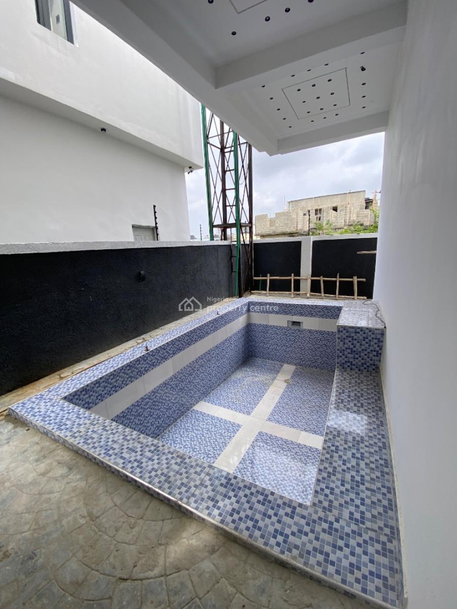 Newly Built 5 Bedroom Duplex Comes with Swimming Pool  Plus Bq, Gate Estate By Blenco Supermarket, Sangotedo, Ajah, Lagos, Detached Duplex for Sale