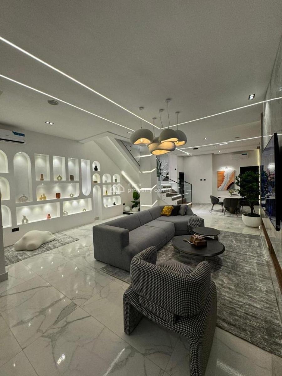 Luxurious 4 Bedroom Self Compound Duplex with Private Swimming Pool, Royal Pine Estate Gate 3, Orchid Road, Lekki Phase 2, Lekki, Lagos, House Short Let