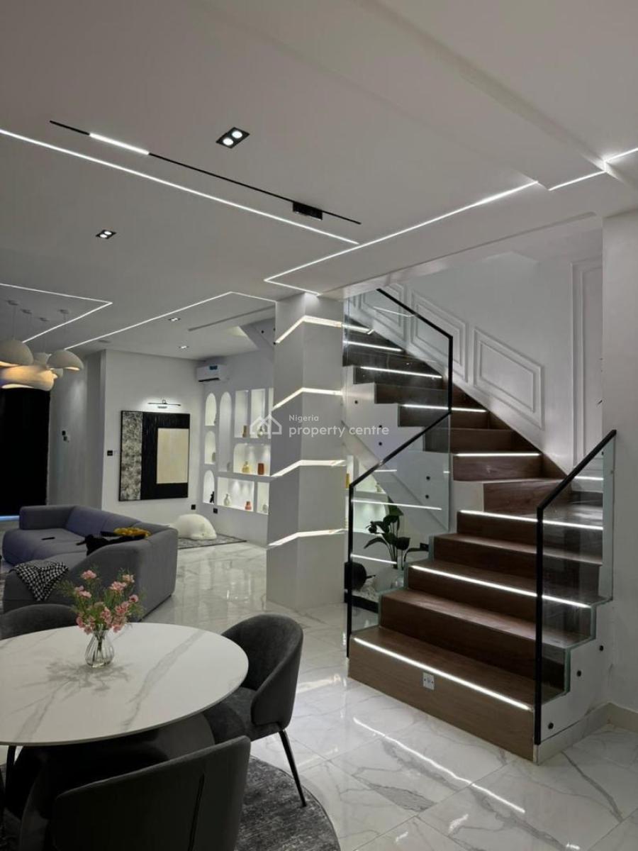 Luxurious 4 Bedroom Self Compound Duplex with Private Swimming Pool, Royal Pine Estate Gate 3, Orchid Road, Lekki Phase 2, Lekki, Lagos, House Short Let